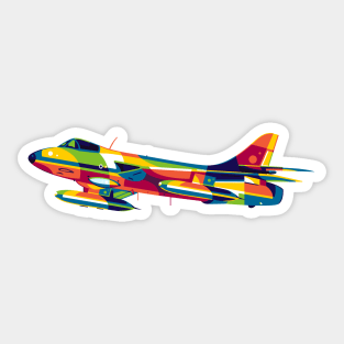 Hawker Hunter Sticker